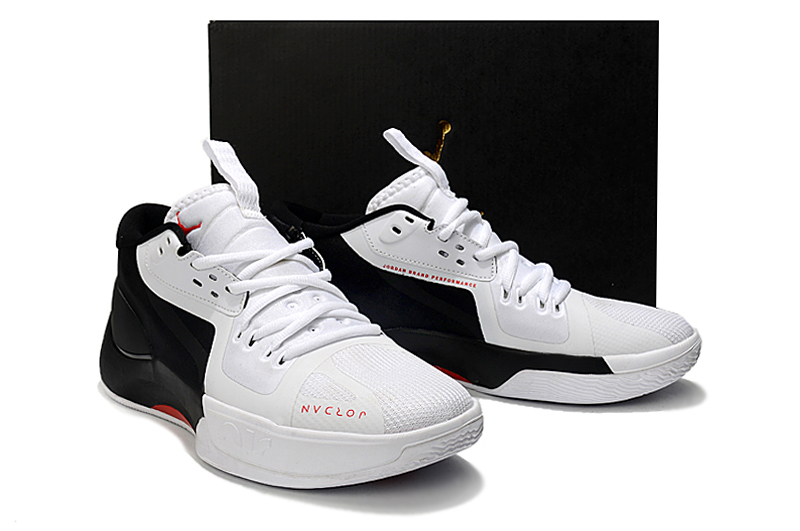 New 2022 Jordan Zion I White Black Red Shoes